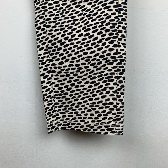 WHO WHAT WHERE Animal Print High-Rise Ankle Length Skinny Cropped Sz 4 - Picture 4 of 6